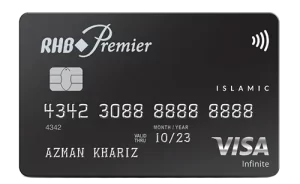 RHB Islamic Premier Visa Infinite Credit Card RHB Islamic Premier Visa Infinite Credit Card