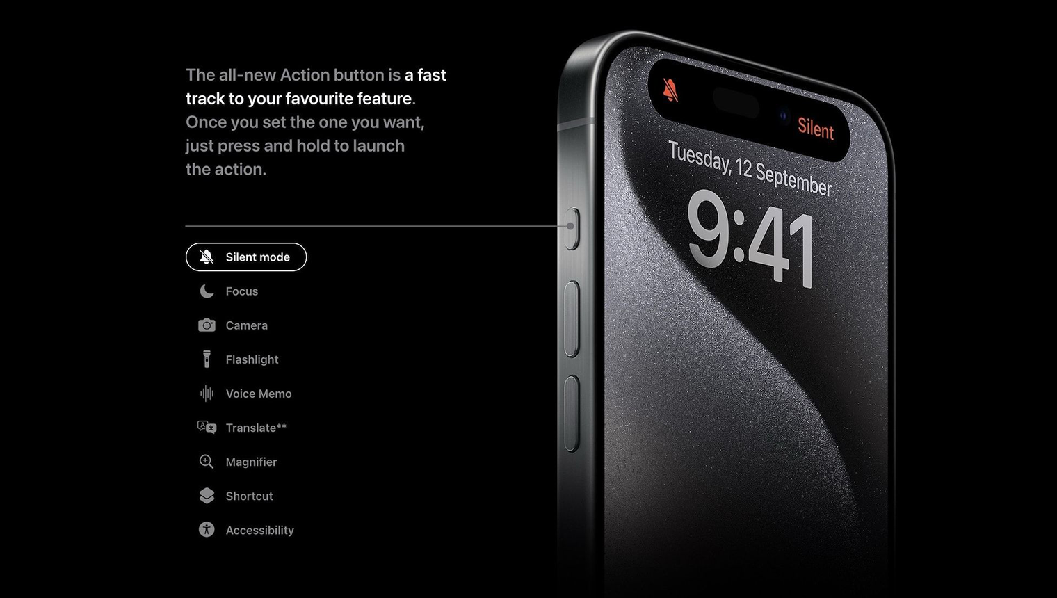 iPhone 15 Pro Action Button