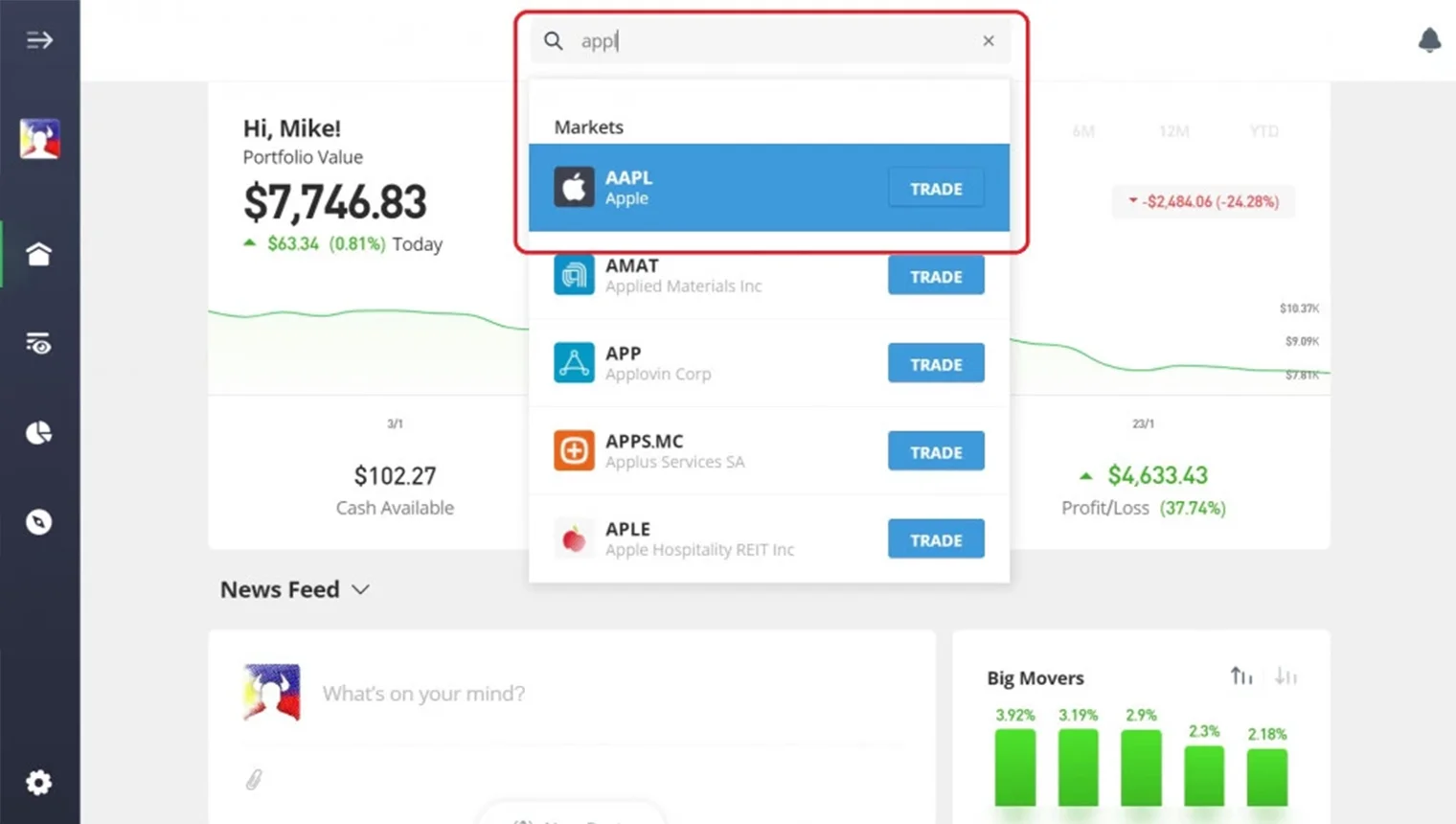 How to buy shares on eToro?