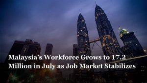 Malaysia’s Workforce Grows to 17.2 Million in July as Job Market Stabilises