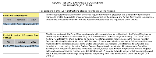 Grayscale XRP ETF proposal
