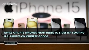 Apple Airlifts iPhones from India to Sidestep Soaring U.S. Tariffs on Chinese Goods