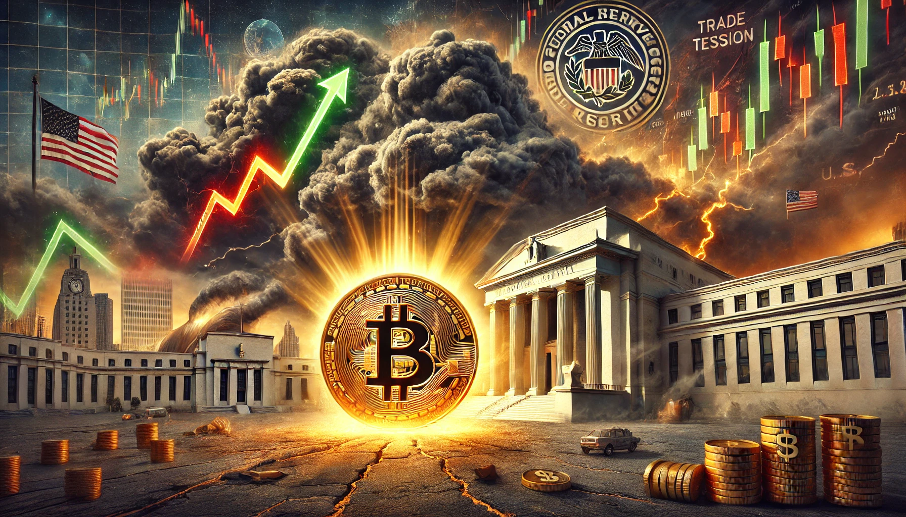 Factors Driving Bitcoin Prices This Week: Fed Interest Rates, Trade Tensions, and Recession Threats
