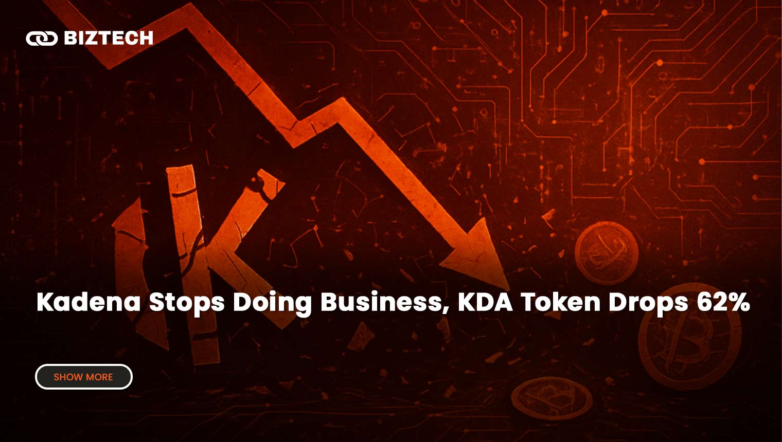 Kadena Stops Doing Business, KDA Token Drops 62%
