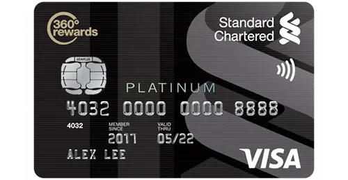 Standard Chartered Visa Platinum Credit Card