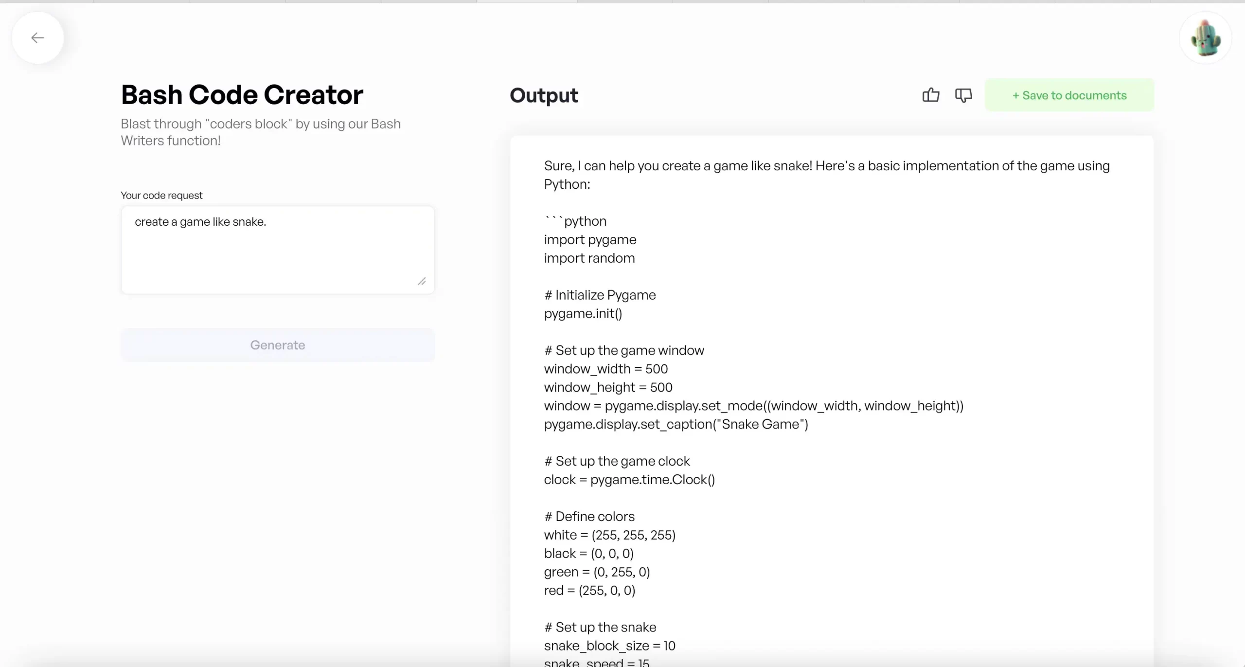 CAKTUS AI Coding Tool