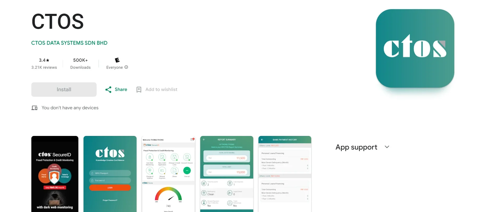 MyCTOS app