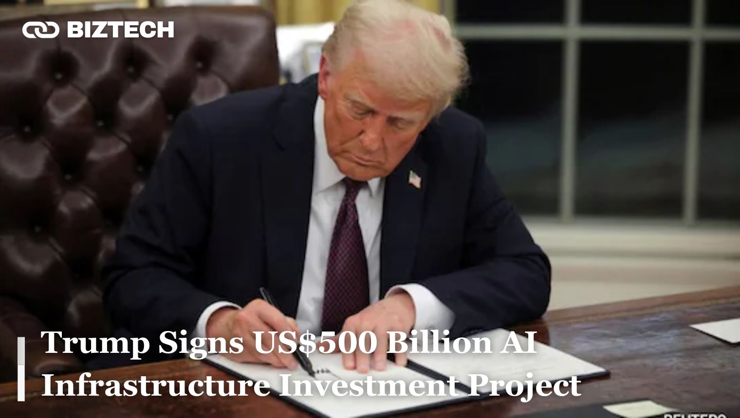 AI Category Rises After Trump Signs US$500 Billion AI Infrastructure Investment Project