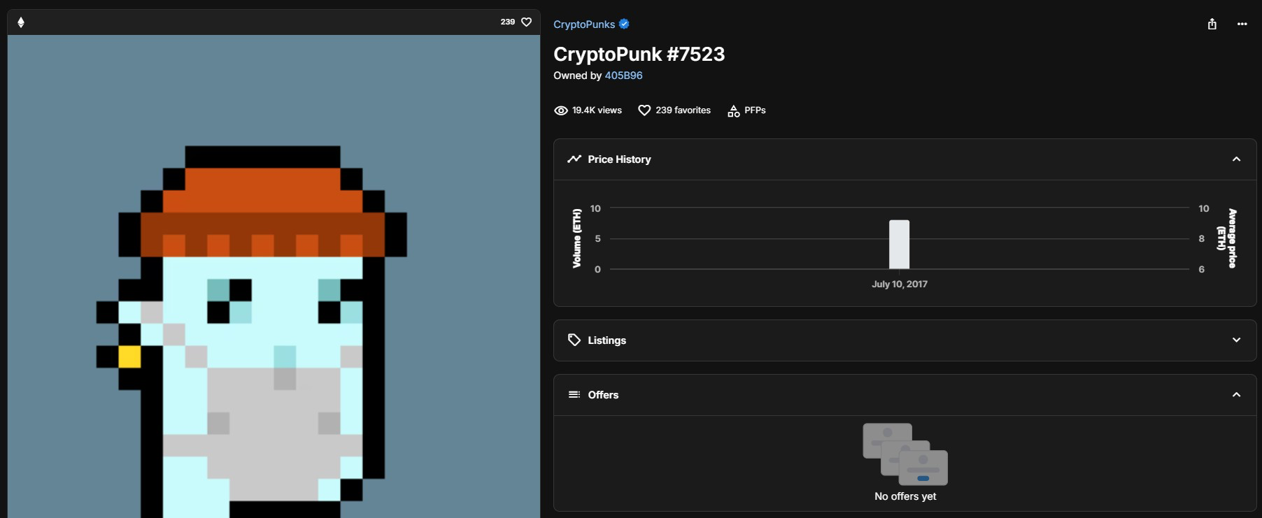 CryptoPunk #7523
