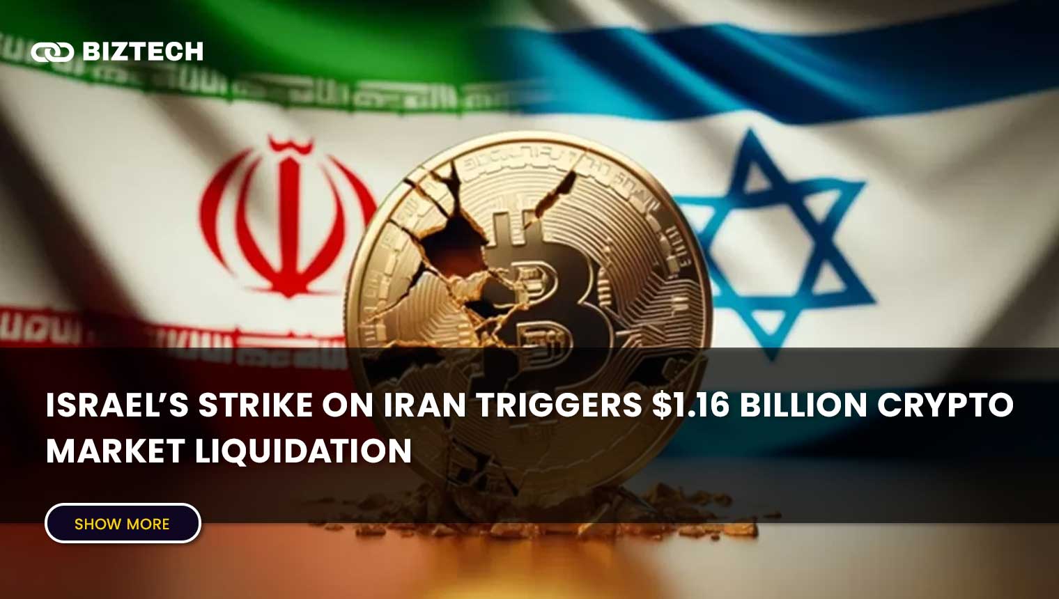 Israel’s Strike on Iran Triggers $1.16 Billion Crypto Market Liquidation