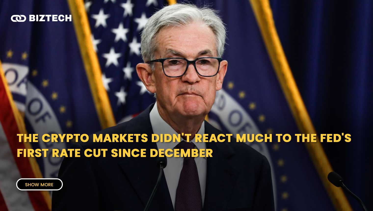 The crypto markets didn’t react much to the Fed’s first rate cut in 2025