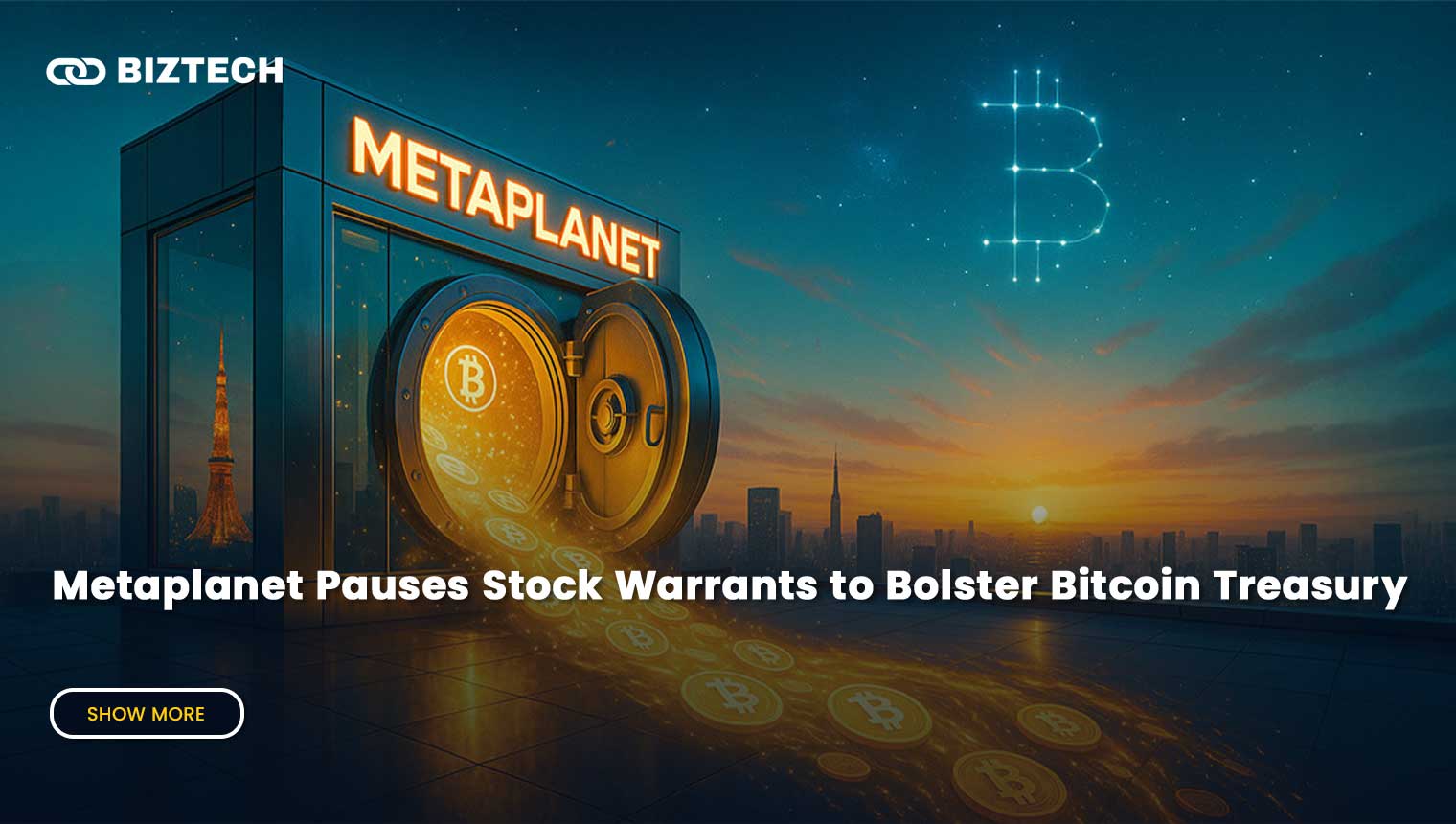 Metaplanet Pauses Stock Warrants to Bolster Bitcoin Treasury