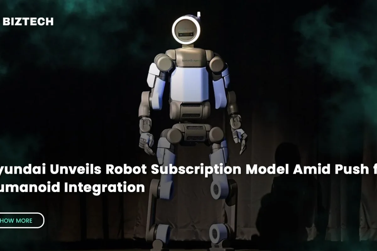 Hyundai Unveils Robot Subscription Model Amid Push for Humanoid Integration