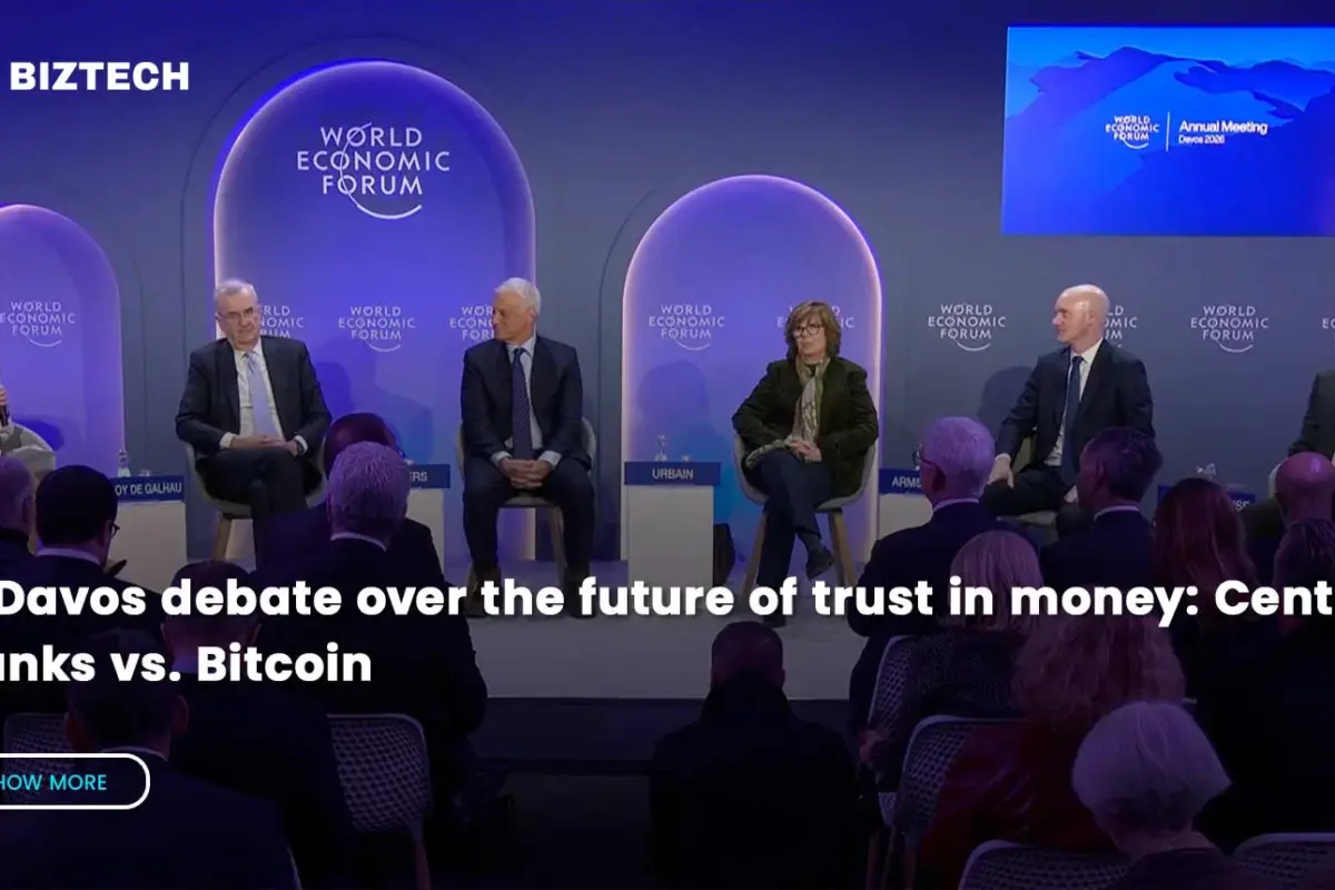 A Davos debate over the future of trust in money: Central Banks vs. Bitcoin