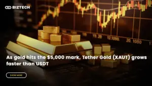 As gold hits the $5,000 mark, Tether Gold (XAUT) grows faster than USDT