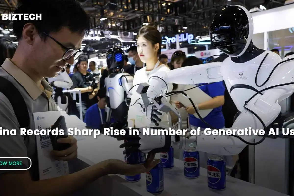 China Records Sharp Rise in Number of Generative AI Users