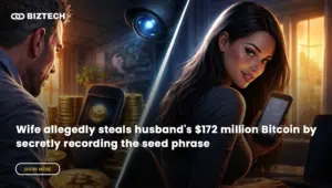 Wife allegedly steals husband’s $172 million Bitcoin by secretly recording the seed phrase