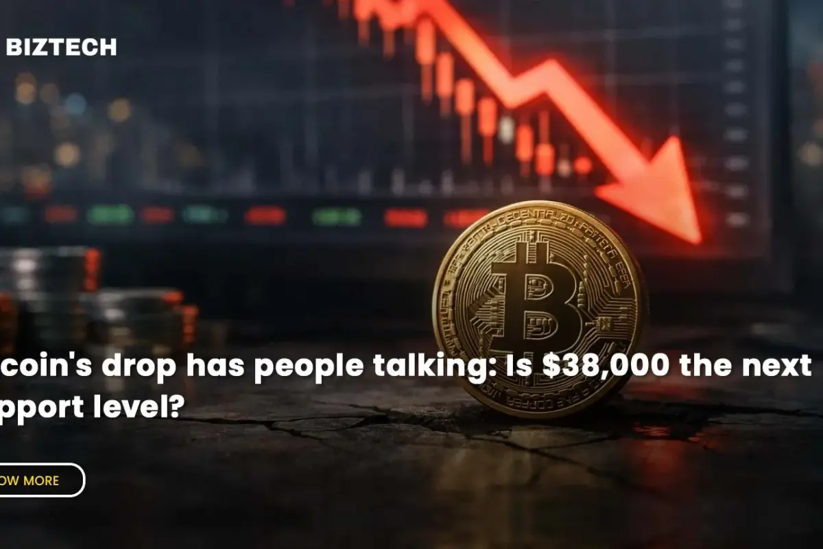 Bitcoin’s drop has people talking: Is $38,000 the next big support level?