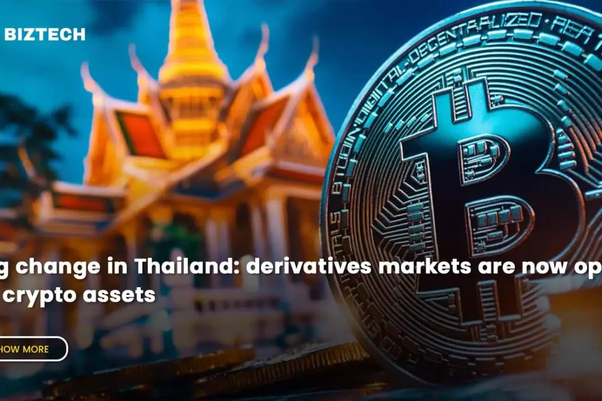 Big change in Thailand: derivatives markets are now open to crypto assets