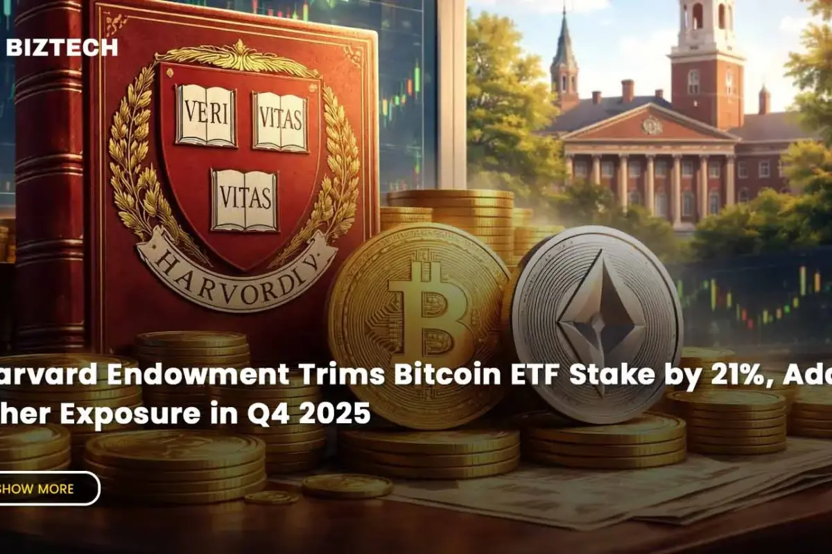 Harvard Endowment Trims Bitcoin ETF Stake by 21%, Adds Ether Exposure in Q4 2025