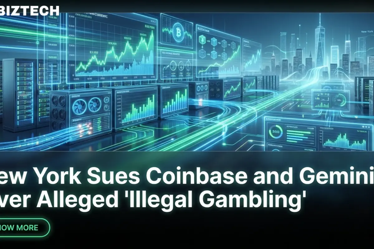 New York Sues Coinbase and Gemini Over Alleged ‘Illegal Gambling’