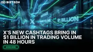 X’s New Cashtags Bring in $1 Billion in Trading Volume in 48 Hours