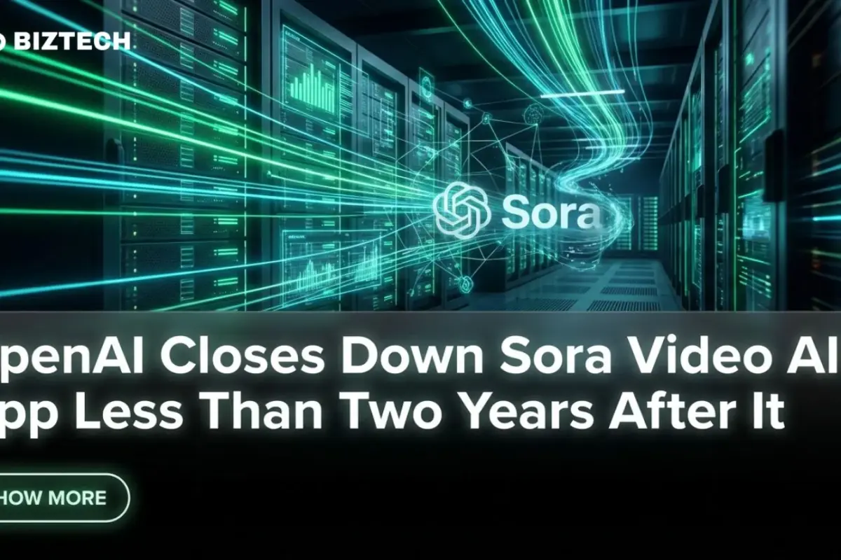 OpenAI Closes Down Sora Video AI App Less Than Two Years After It Came Out