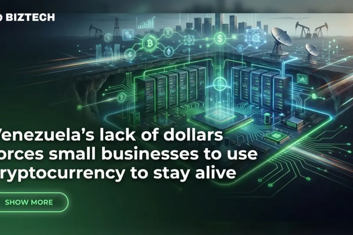 Venezuela’s lack of dollars forces small businesses to use cryptocurrency to stay alive