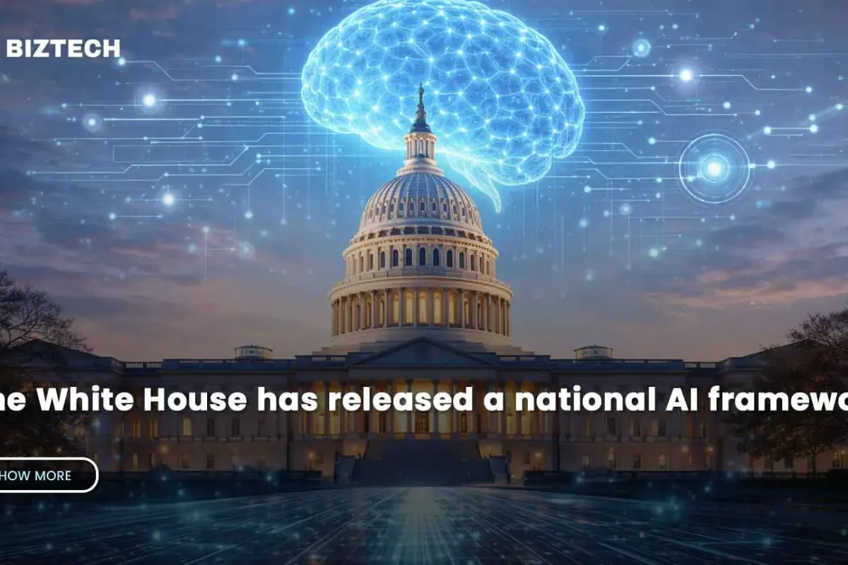 The White House has released a national AI framework