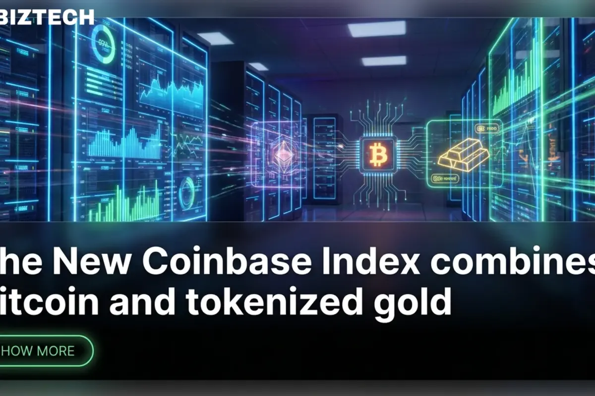 The New Coinbase Index combines Bitcoin and tokenized gold