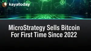 MicroStrategy Sells Bitcoin For First Time Since 2022