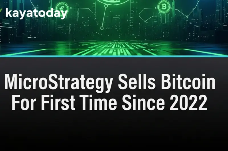 MicroStrategy Sells Bitcoin For First Time Since 2022