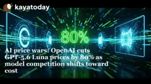OpenAI slashes GPT-5.6 Luna prices by 80% as the real AI competition shifts from capability to cost